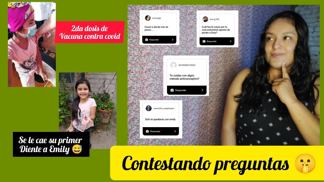 ⁉️Contestando preguntas 😉😜🤫//2da 💉 de Emily// Se le cae su primer ...