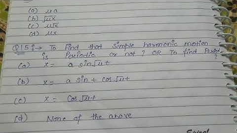 MCQ practice paper of Dynamics unit-1 for BA/BSc6th sem MDU students