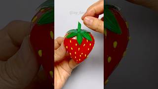 딸기 말랑이 만들기🍓Strawberry Squishy Diy With Nano Tape! #실리콘 테이프