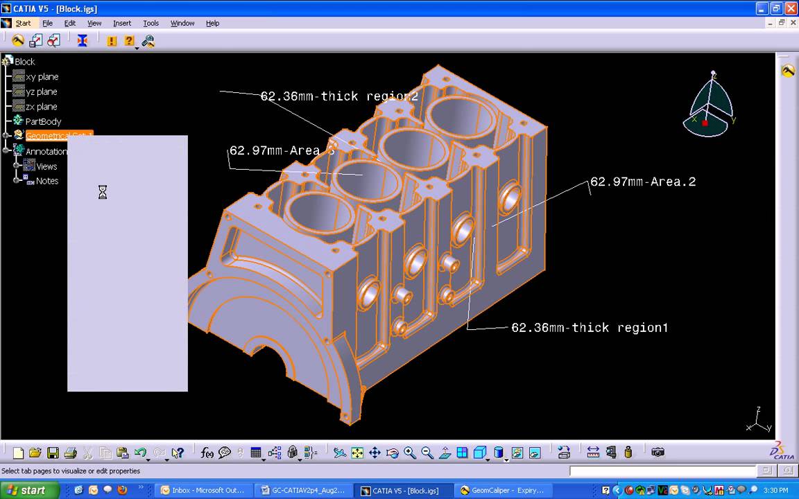 GeomCaliper Catia Annotations