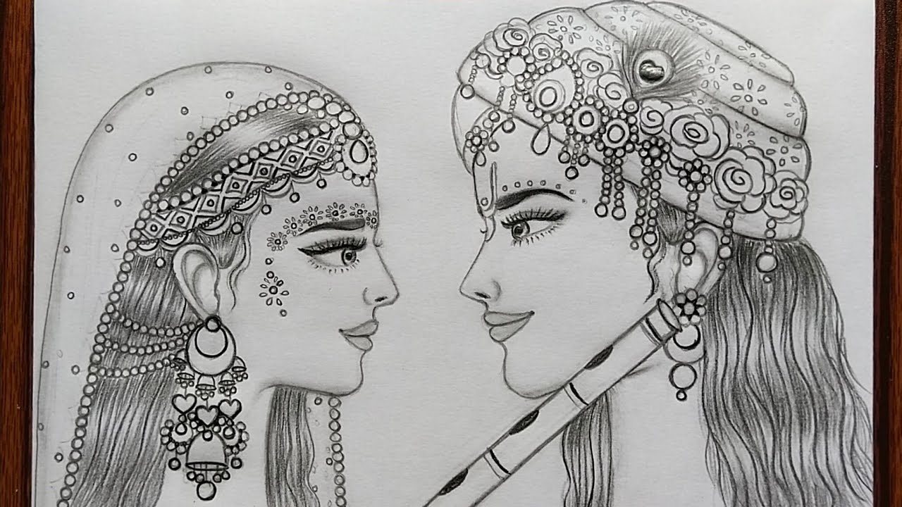 Lord Krishna (Pencil Sketch) by paintbrush2004 on DeviantArt