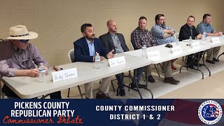 Pickens County Commissioner Debate 2022