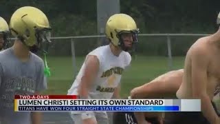 Two-A-Days Jackson Lumen Christi setting its own standard