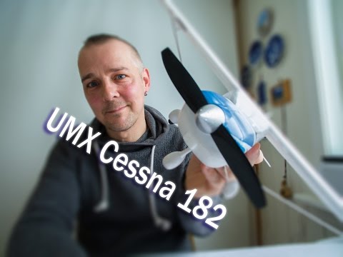 E-Flite UMX Cessna 182 - Review and Maiden flight - YouTube