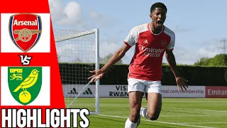Arsenal vs Norwich City | Martin Obi Scores 7 Goals | Highlights | U18 Premier League