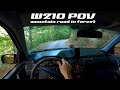 ✇ Mercedes W210 E240 | POV riding | Road from Devil's Bridge in Bulgaria #W210POV