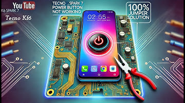 Tecno KF6 Spark 7 Power Button Not Working? 100% Jumper Solution | Fix in Minutes!"