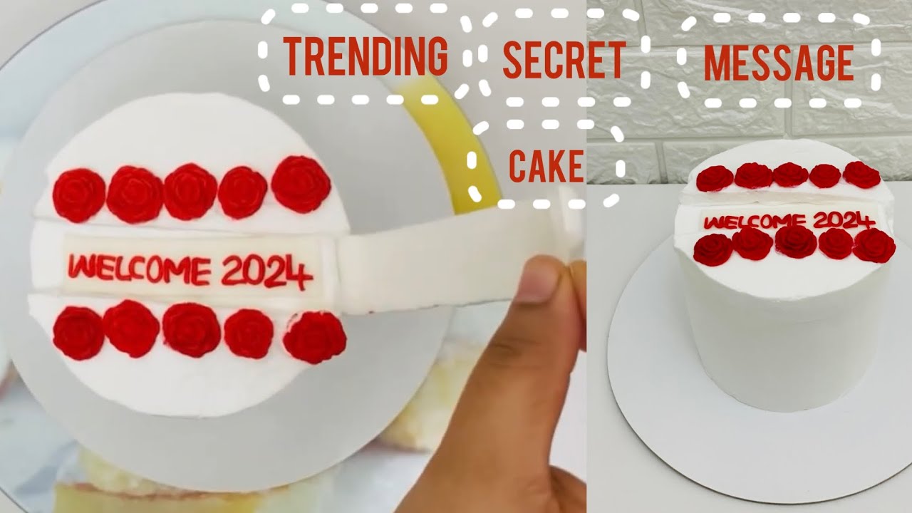 Secret Message Cake 💌 