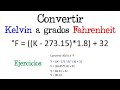 🌡 Convertir de Kelvin a Grados Fahrenheit 🔥 Ejercicios [Fácil y Rápido] FÍSICA | MATEMÁTICAS |