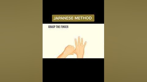 Japanese Method to relax in just 5 minutes..