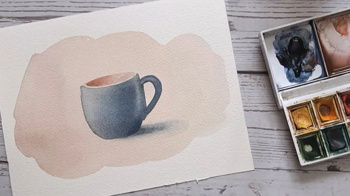 EASY watercolor still life painting tutorial for beginners. thumbnail