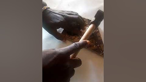 Fixing eyelet without machine.