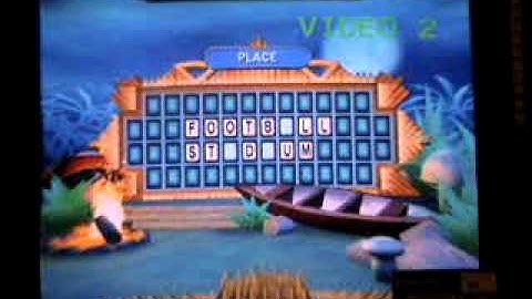 PS2 Wheel of Fortune 3rd Run (Game 15 part 1)