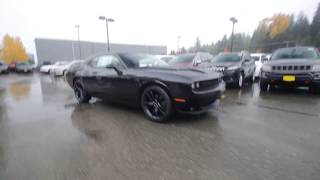 2018 Dodge Challenger SXT Plus | Pitch Black | JH172531 | Redmond | Seattle |