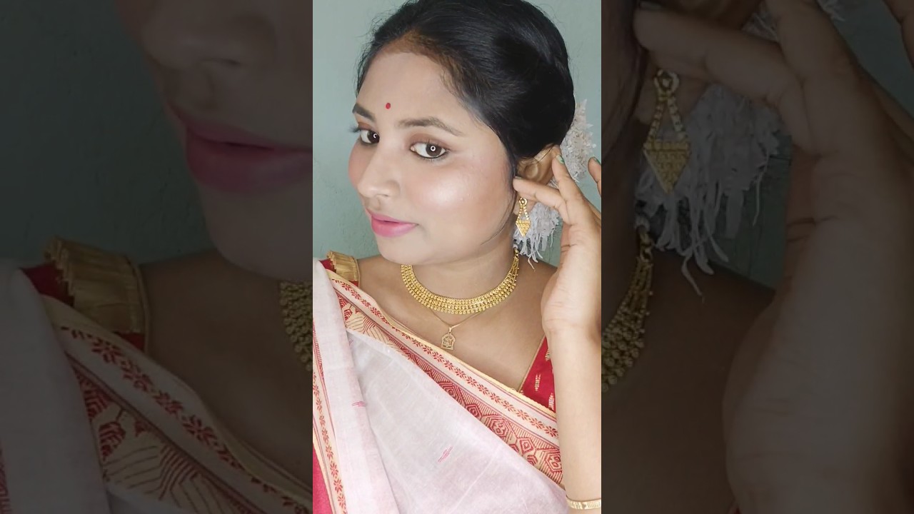 Traditional Bengali Look shorts YouTube