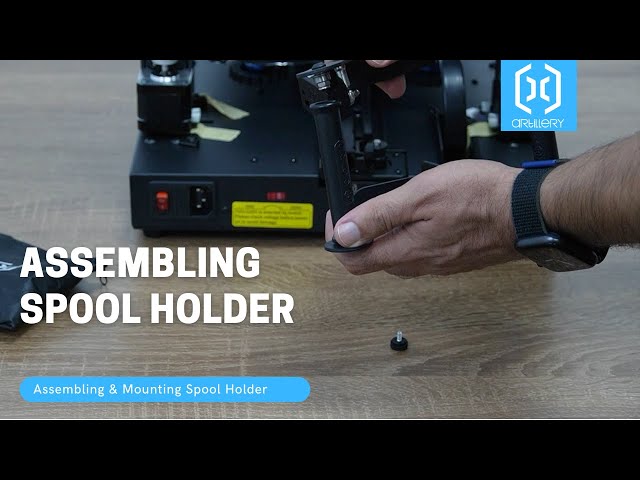 6B. Spool holder assembly