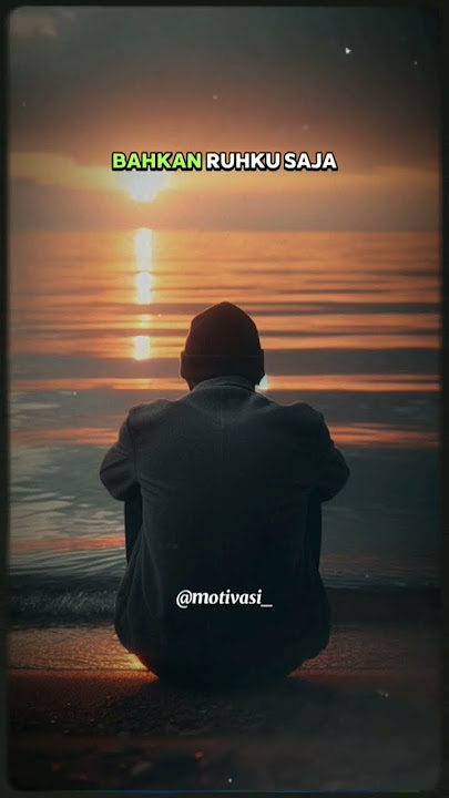 motivasi diri sendiri //aku hanya seorang pendosa buronan malaikat Izrail #motivasiharianku #storywa