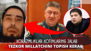 ТЕЗКОР: ХОРАЗМЛИКЛАР ХОТИНЛАРИНГ ЖАЛАБ!.?  Бу миллатчини топиш керак.  БУТУН ХОРАЗМГА СЎКДИ