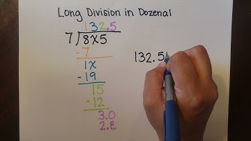 How to Divide Numbers in Dozenal