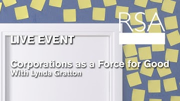 RSA REPLAY: Corporations as a Force for Good