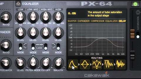 SONAR: Get Started - PX-64 Percussion Strip