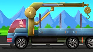 Loading Truck, Formation And Uses, Car Cartoon Video For Kids