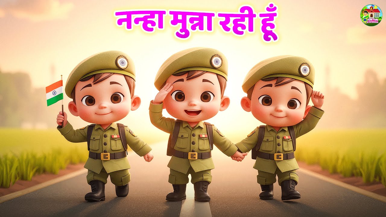 नन्हा मुन्ना राही हूँ | Nanha Munna Rahi Hoon | Indian Patriotic song | Republic Day Kids #rhymes