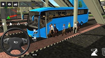 Indonesia Coach bus driving | Euro bus simulator 2025 Android gameplay #game 1 part 8