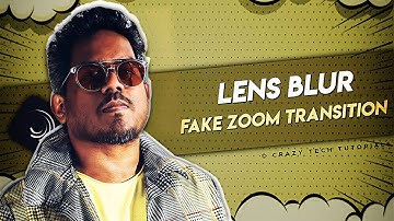 Smooth Lens Blur + Fake Zoom Transition 😳🔥 in Alight motion | Alight motion tutorial