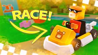 GIANT Pink Bunny Race + Hidden Secrets! 🐰 | Super Bear Adventure screenshot 4