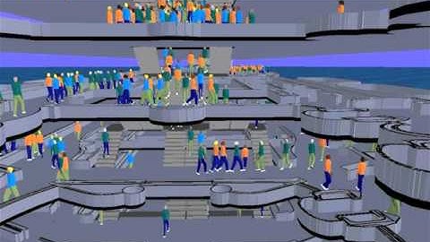 maritimeEXODUS validation simulation