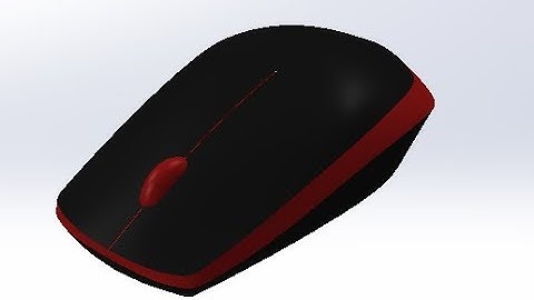 Modelling Mouse in Solidworks