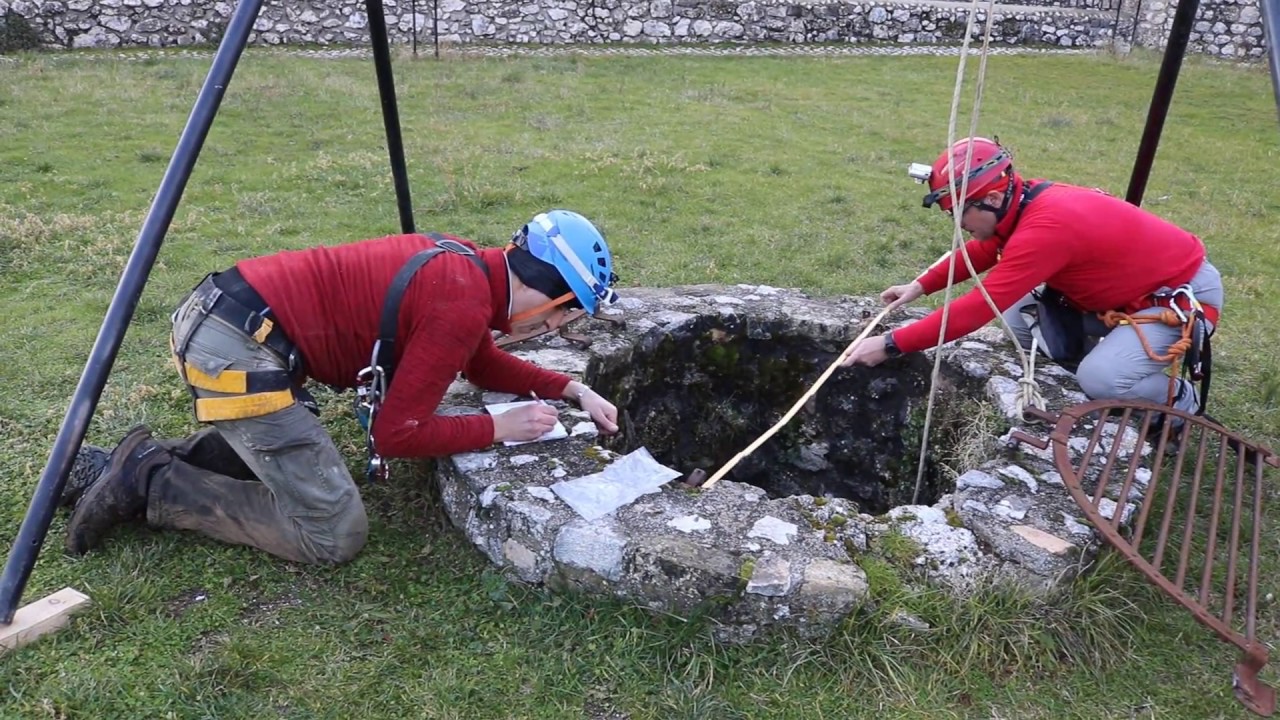 Esplorazione cisterne Castello Piccolomini di Celano