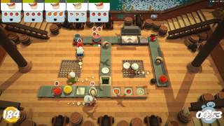 [Overcooked] 세 자매 + 형부가 함께하는 크리스마스 기념 광란의 요리!! screenshot 5
