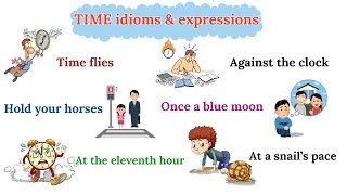 Lesson 195 Daily Time-related Idioms Expressions You MUST Know Learn 25 Time Phrases