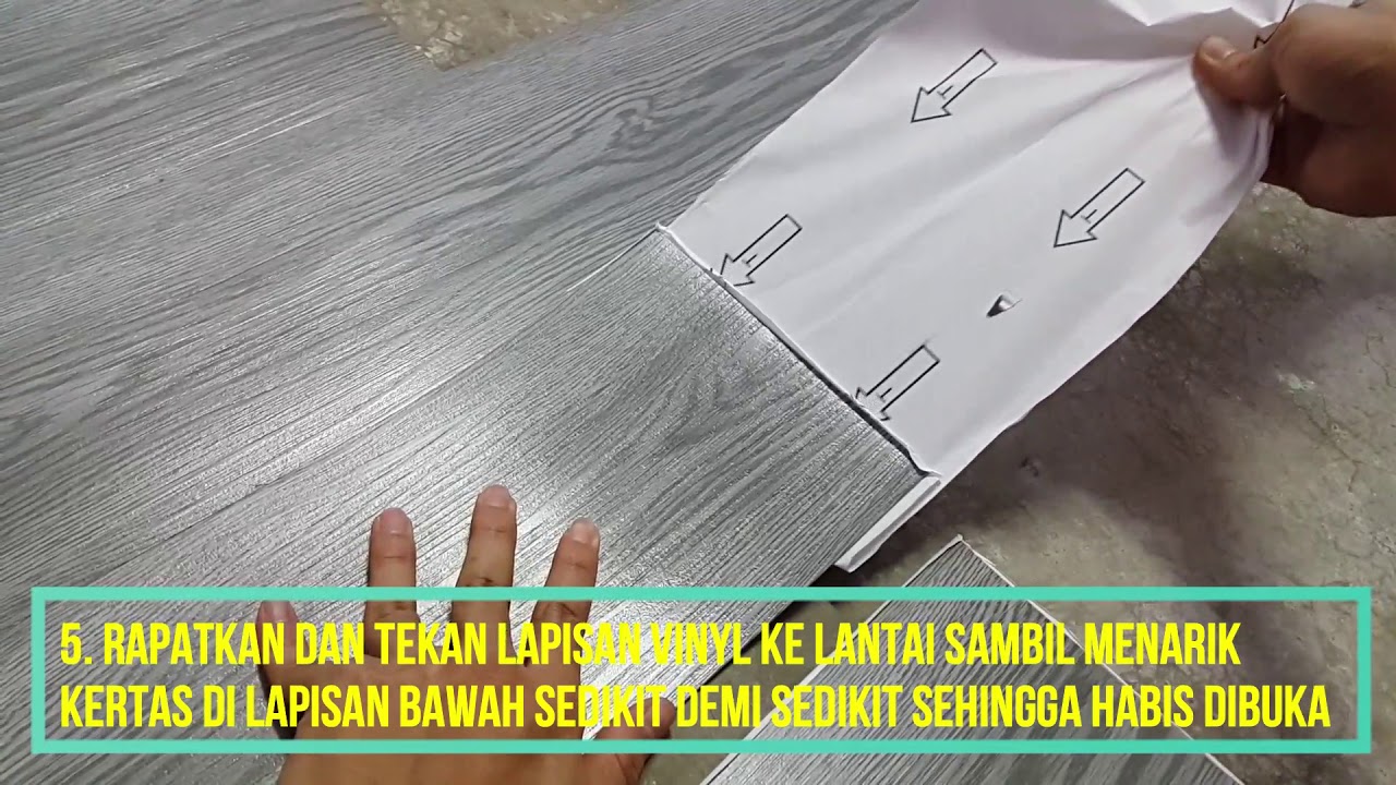 Cara Pasang Lantai Vinyl Dengan Mudah YouTube