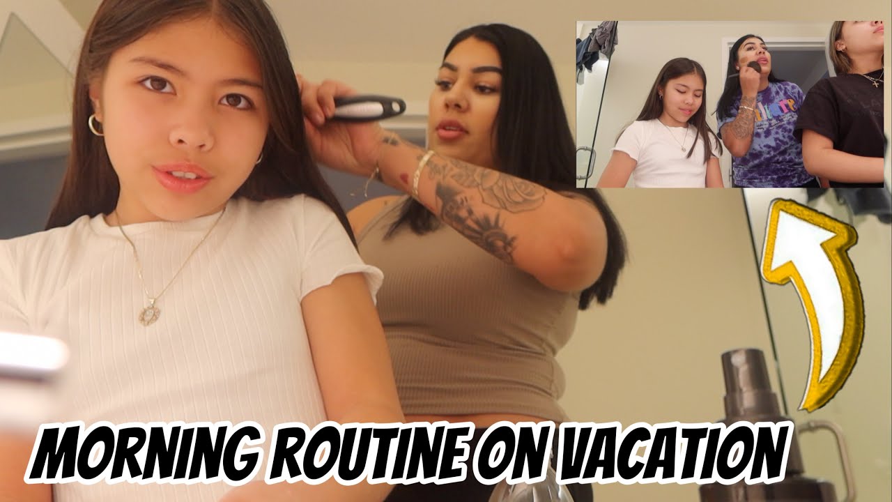 Morning Routine On Vacation (Family Of 5) - YouTube