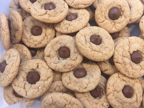 Peanut Butter Hershey kisses Cookies Recipe 🍪🍫☕ ⛄🎄🎅⛪🦌🎁