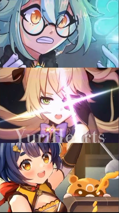 Sucrose, Fischl and xiangling edit