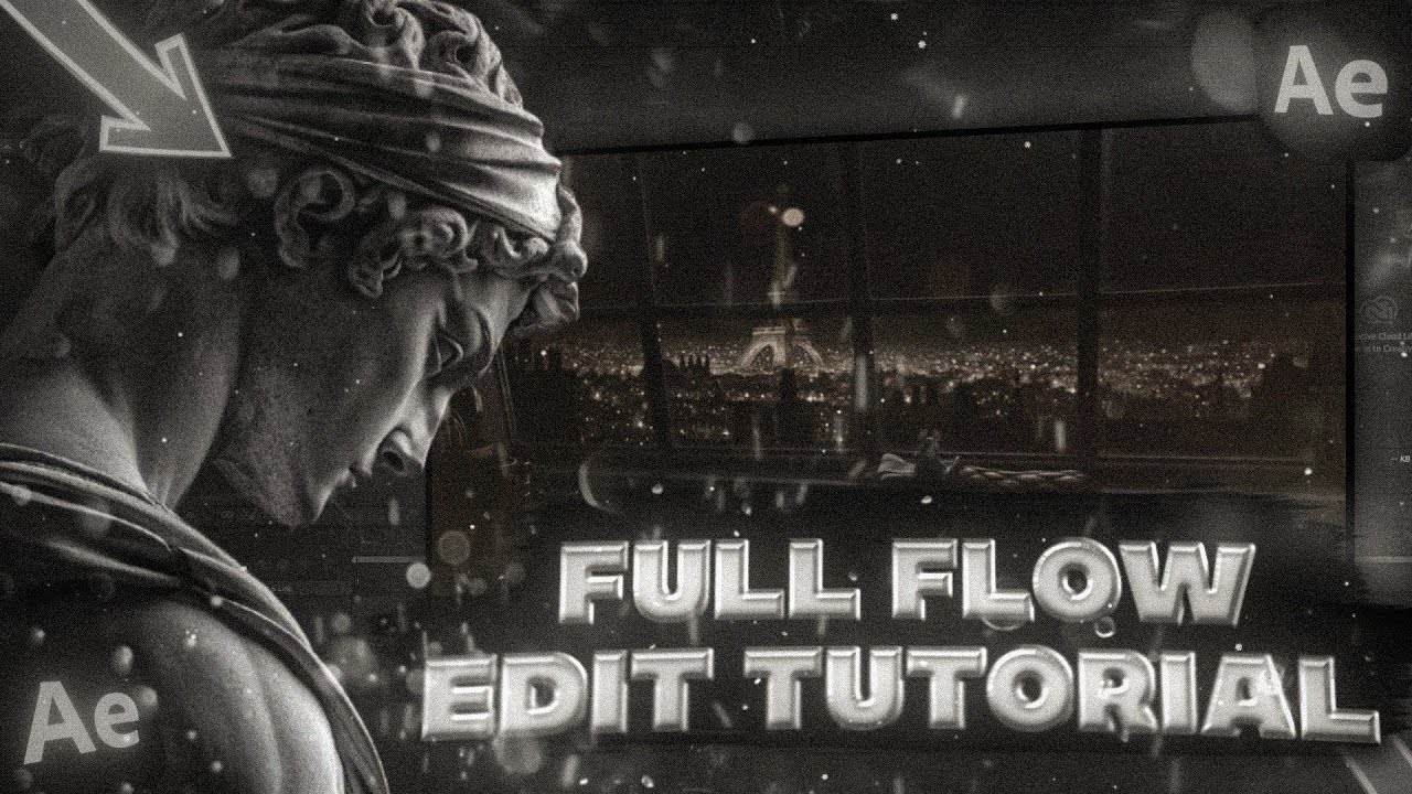 How To Make a full flow Edit on After Effects | full tutorial • - YouTube