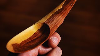 Sunday Spoon Spin - Sawtooth Kayak Spoon in Twotone Apple