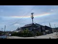 虹の環水平アーク 超貴重 青空に浮かぶ虹色に輝く雲 横に出て伸びる貴重な虹 撮影成功 虹の環水平アーク 超貴重 青空に浮かぶ虹色に輝く雲 横に出て伸びる貴重な虹 撮影成功
