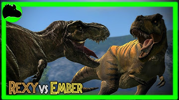 [GMod] Rexy VS Ember | Jurassic World | Animation