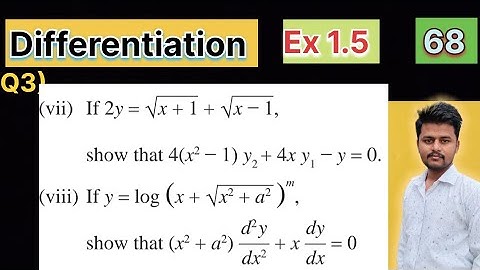 “Differentiation Ex 1.5 Q3   Part-68 | Class 12 Maths  | Altaf Sir”