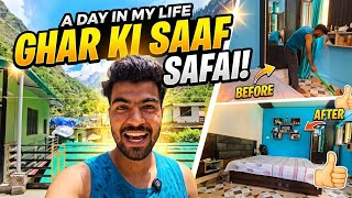 Aaj ki Ghar Ki Safai 😍 || Pahadi Lifestyle Vlog 