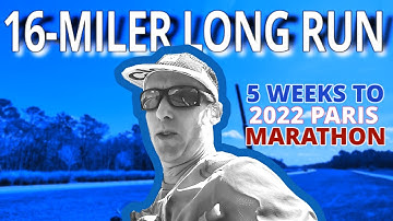 #16 | 16 Miler Long Run | -5 Weeks | Paris Marathon Training With Stryd Power