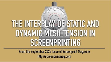 The Interplay of Static and Dynamic Mesh Tension