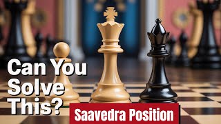 Saavedra - The Most Famous Chess Endgame Ever!