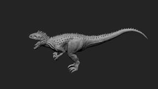 Dinosaur 3d model /sculpting/zbrush