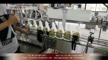 Inline filling machine with 8 nozzles|YQ machinery gel paste bottle filler llenador de botellas
